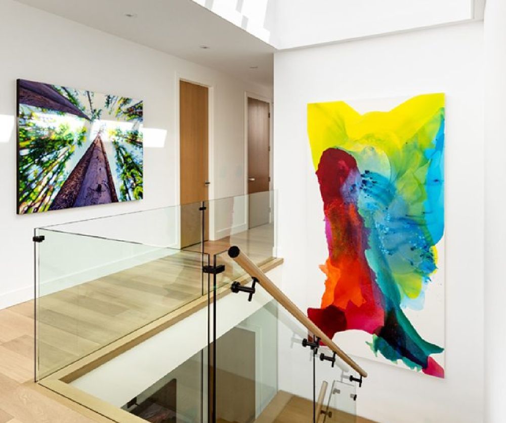 Stair case witolorful painting resized