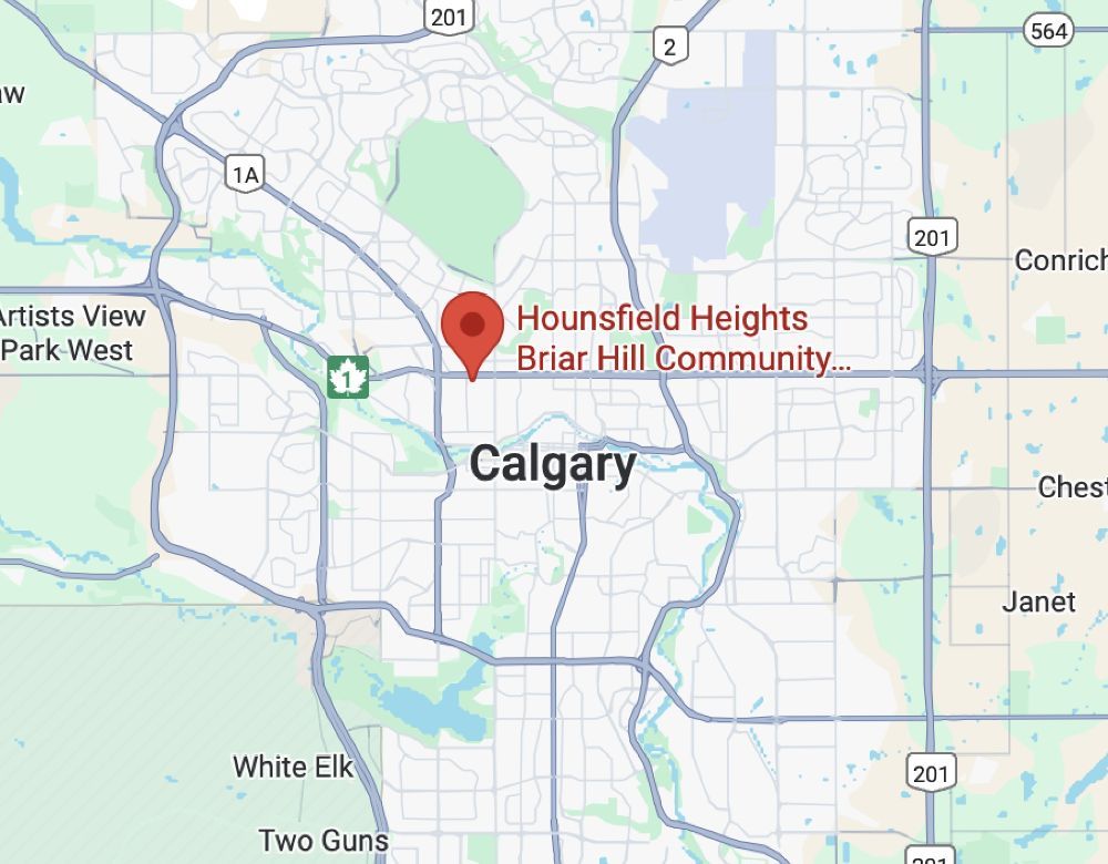 Hounsfield heights banner map