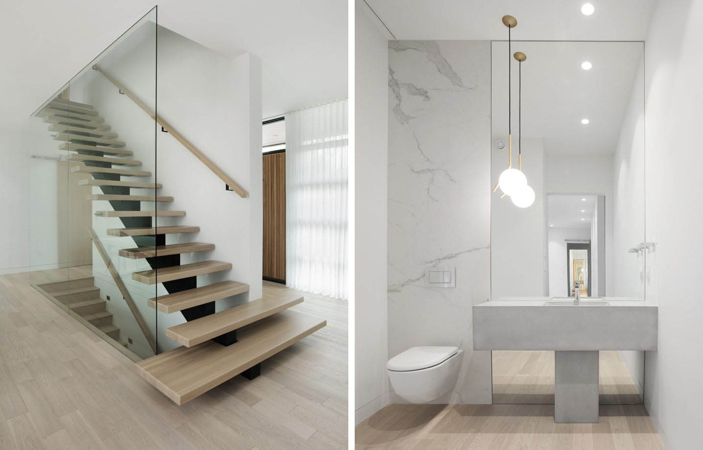 Ravine powder stair double