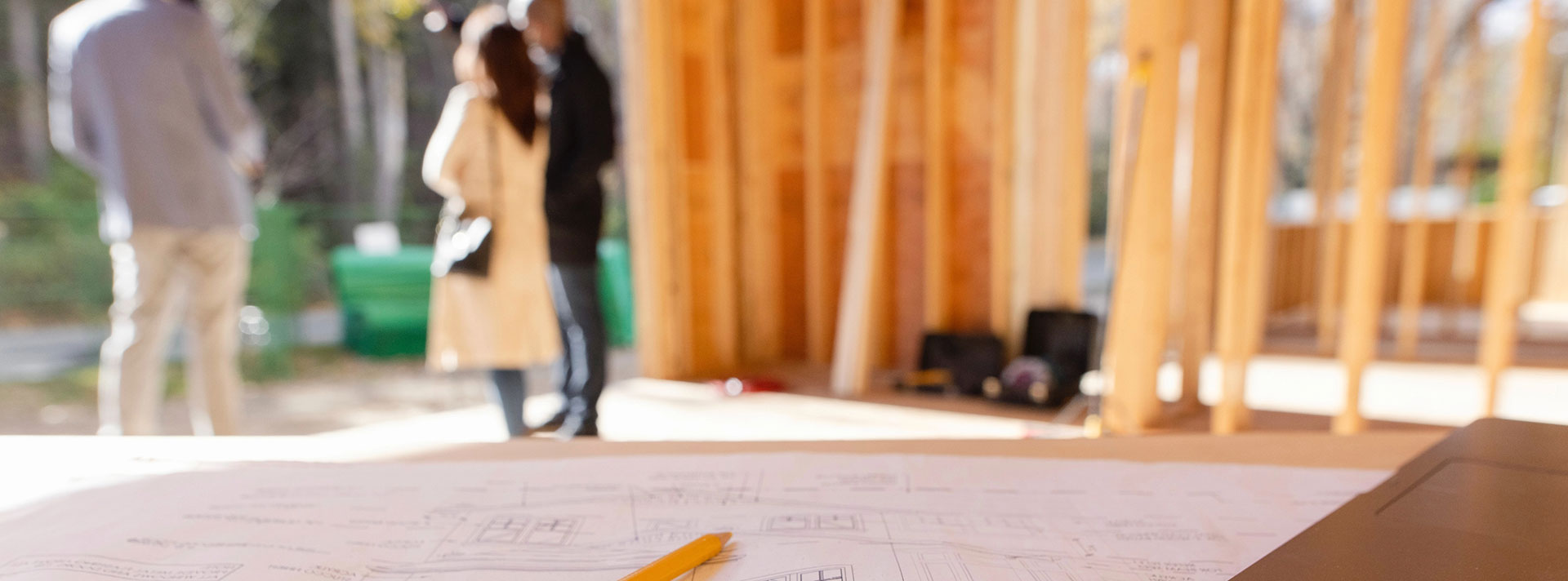 Builting drawings in focus