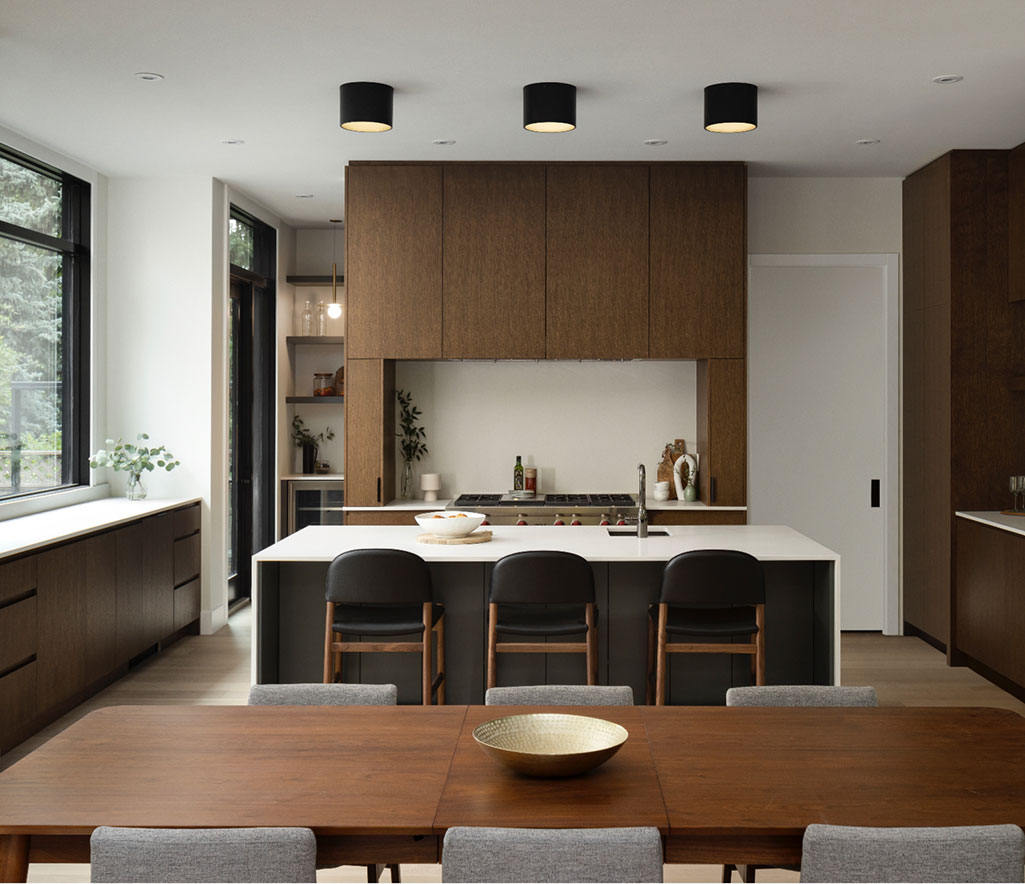 Open kitchen concept