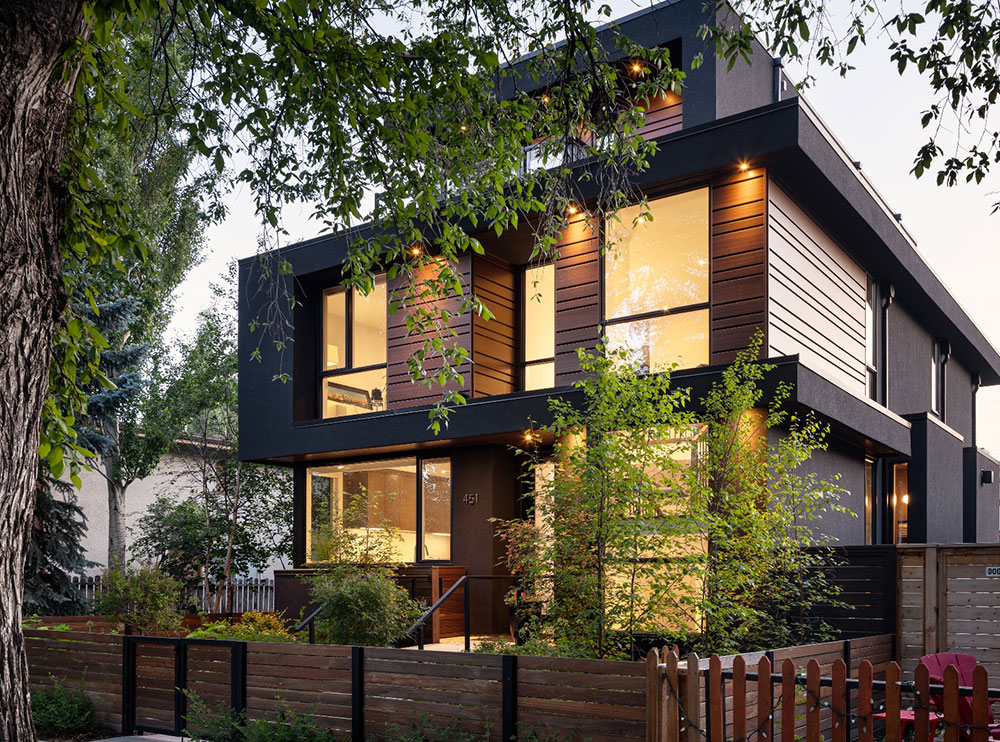Modern home exterior